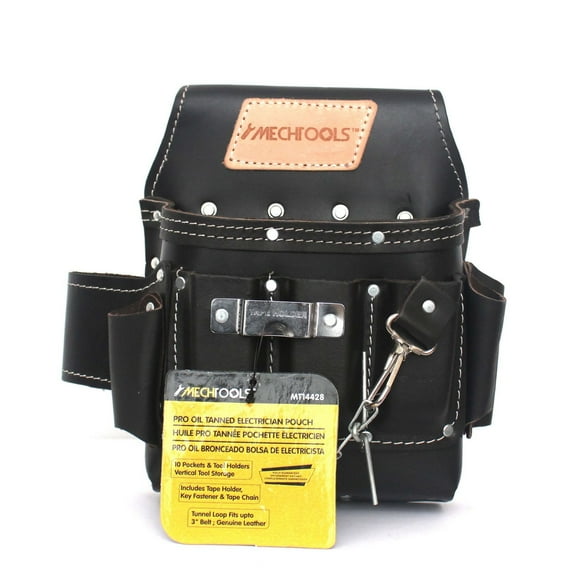 MECHTOOLS PRO OIL TANNED ELECTRICIAN POUCH