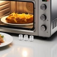 thumbnail image 1 of GAXIRE 10Pcs Microwave Oven Magnetron Caps Replacement Silver Triangle Hole Durable Parts, 1 of 8