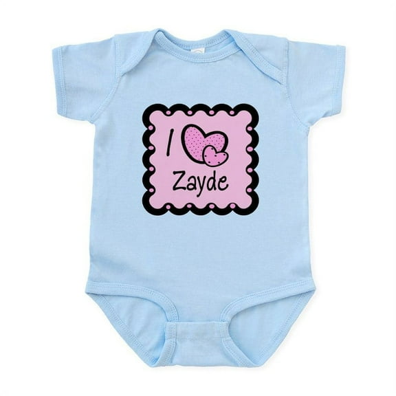 CafePress - I Love Zayde Infant Bodysuit - Baby Light Bodysuit, Size Newborn - 24 Months