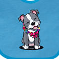 thumbnail image 4 of Inktastic Smiling Pit Bull Boys or Girls Baby Bib, 4 of 4