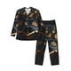 thumbnail image 1 of Fotbe Casino Cards Poker Pijama de Hombre con Estampado de Manga Larga, Conjunto de 2 Piezas, Ropa de Dormir Suave y Cómoda con Bolsillos-Medium, 1 of 7