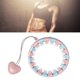 thumbnail image 5 of Aro de ejercicio inteligente, aro inteligente ponderado para adultos y niños, fitness 2 en 1 para abdomen, 24 nudos desmontables aro de fitness que no Rosado azul Soledad Aro ponderado inteligente, 5 of 8