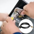 thumbnail image 3 of Kenally Manguera adaptadora de propano Buen sellado Mangueras de latón ligeras y resistentes Convertidor resistente al desgaste Conector práctico Herramientas eléctricas 4 pulgadas (4 pies) Kenally TO010426-01, 3 of 6