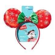 Claire's Disney's Holiday Red Minnie Mouse Ears Fashion Headband, Children's, Unisex
