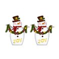 thumbnail image 4 of Destyer 2piece Stable Fixed Reflective Magnets For Car No Damage And Easy To Apply Christmas Decorations Snowman 5Set, 4 of 6
