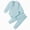 Blue, variant on YIWULA Children's Thermal Underwear Set With Three Of Cotton And Thickened Fabric For Men And Women's Autumn And Winter Home Wear Baby's Clothing(3-6 Months,Orange)