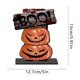 thumbnail image 3 of Decoraciones de Halloween Adorno de madera para escritorio con forma de calabaza para el hogar Ambiente festivo en el salón y el dormitorio, 3 of 4