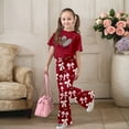 thumbnail image 2 of MuXiKeJi Clothes valentine outfit for girls size 8,Toddler Baby Girl Clothes Size 3 Cute Print Comfortable Hoodie Pullover Top and Long Sweatpants Set Cute 2 Piece Outfits, 2 of 5