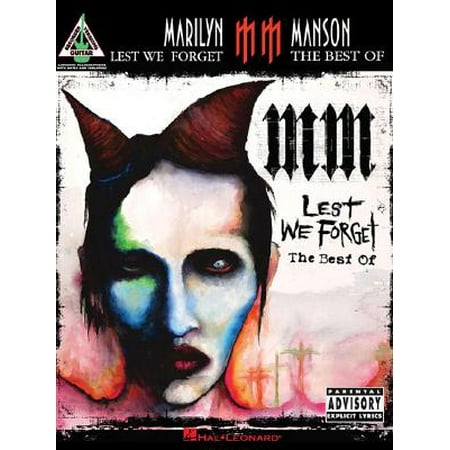 Marilyn Manson - Lest We Forget: The Best of (Marilyn Manson Lest We Forget The Best Of Songbook)