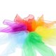 thumbnail image 2 of Colourful Chiffon Towels, Children's Play Towels, Nursery Juggling Cloths, Square Magic Cloths For Children's Show 60 X 60 Cm, 2 of 5