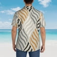 thumbnail image 6 of Disketp Hawaiian Shirts For Men,Geometric Print Mens Casual Short Sleeve Button Down Shirts Beach Shirt, 6 of 8