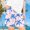 Multicolor, variant on Kiviey Girls Shorts Casual Beach Hawaiian Shorts Loose Elastic Waisted Pockets Print Pants Size 5T-14Y