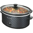 thumbnail image 2 of West Bend Slow Cooker 6-Quart Manual Crockery Style with Oval Ceramic Crockpot and Glass Lid, 330-Watts, Black, 2 of 5