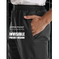 thumbnail image 4 of iCreek Men's Rain Pants Waterproof Rain Over Pants Hiking Pants Zipper Pockets Windproof Lightweight Outdoor for Golf, Fishing, 4 of 7