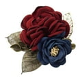 thumbnail image 4 of kurtrusly Broche Châle Fleur de Rose Style Coréen Épingle Marié Corsage Vin 1Set, 4 of 6