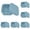 Blue-3.1X2.9inch, variant on VMWMSSR 5PCS Silicone Meal Prep Containers, Microwave & Freezer Safe Reusable Food Storage Bowls, Non-Toxic Reusable Food Storage For Everyday Use(Multicolor-3.1X2.9inch)