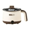 thumbnail image 1 of Tnarru Electric Hot Pot Multipurpose Small 2 Gear Settings Mini Ramen Cooker Cooking Pot for Pasta Home Dorm Office Porridge Oatmeal no Steamer, 1 of 8