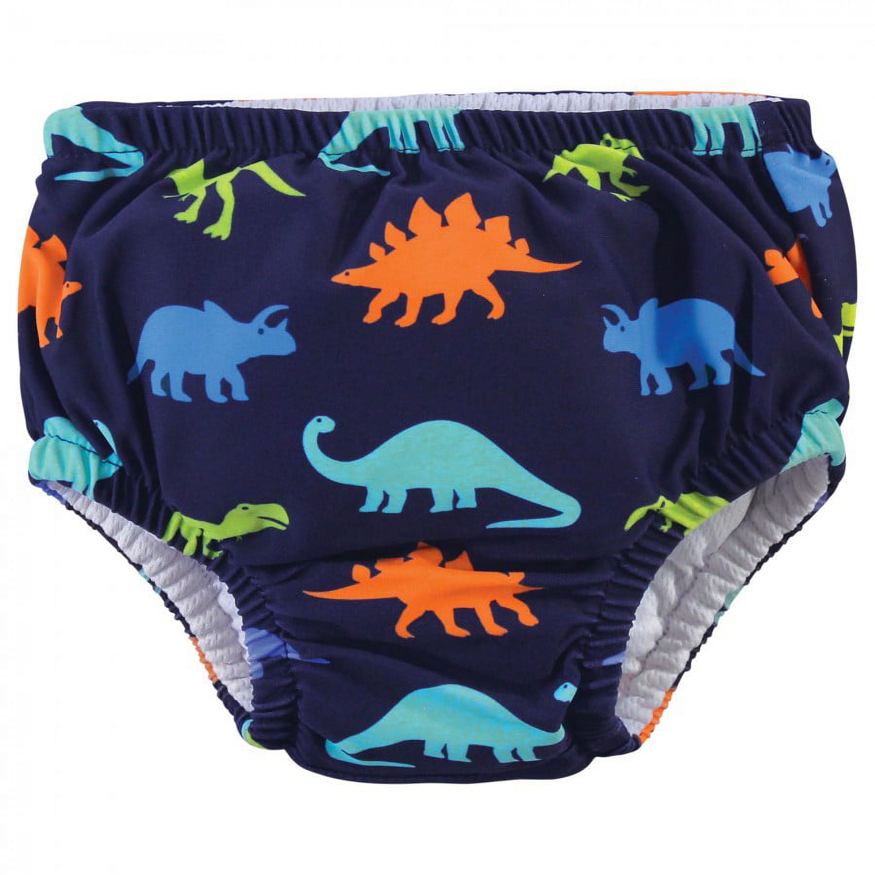 Hudson Baby Infant and Toddler Boy Swim Diapers, Dinosaurs, 6-12 Months