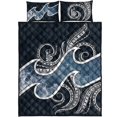 thumbnail image 2 of New Caledonia Polynesian Quilt Bed Set - Ocean Style, 2 of 5