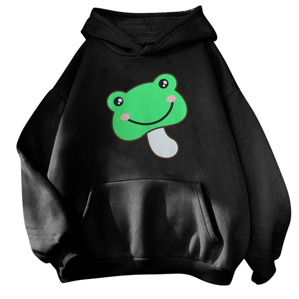 Gibobby Sudadera con capucha mujer, Sudadera con Capucha de Gran tamaño, Sudadera con Capucha para Mujer(Negro,M)