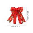 thumbnail image 3 of JHRGJIO Christmas Bow Decoration, Festive Accent for Tree Wreath Door Wall Display, Festive Party Arrangement Piece for Indoor Decor Setup Display Festive, 3 of 5