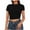 Black, variant on Htigea Womens Crop Tops Cute Summer Scoop Neck Basic Tees Slim Fit Trendy Short Sleeve T Shirts for Teen Girls 2025 Black,XL