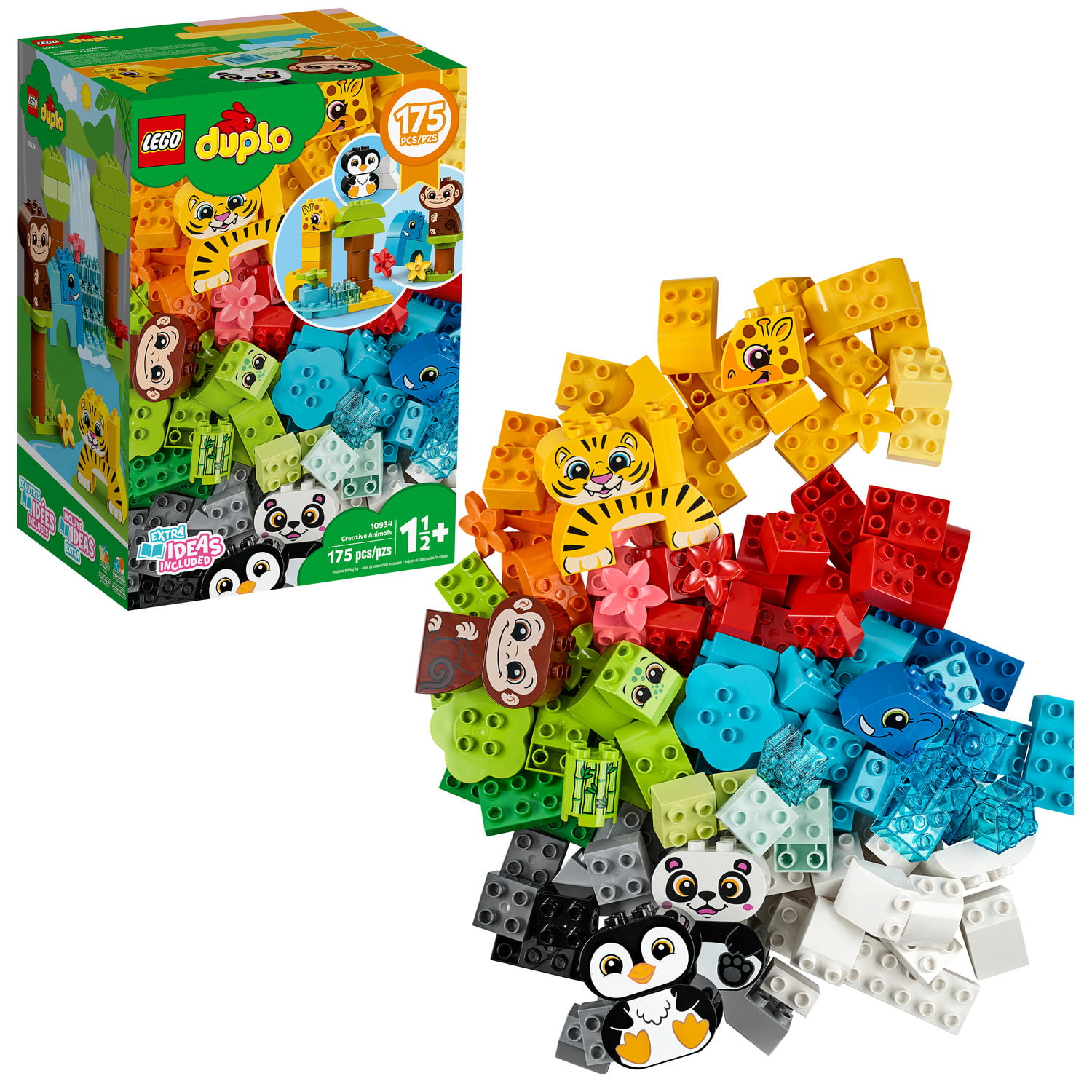 LEGO DUPLO Deluxe Green Brick Storage Box Gift Starter Set 10914 85 Piece 1.5+ 