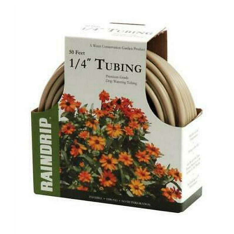Raindrip Vinyl Drip Irrigation Tubing 1/4 in. D X 50 ft. L Raindrip Vinyl Drip Irrigation Tubing 1/4 in. D X 50 ft. L