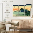 thumbnail image 4 of Elephant Stock Shichiri Beach In Sagami Province Wall Art - Horizontal Multi Panel Canvas - Living Room Wall Decor - Nature Multi Panel - Blue And Beige Decor By Hokusai - 23" x 14", 4 of 4