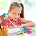 thumbnail image 4 of 20PCS Rainbow Pens, Cute Fluffy Monster Pens Fun Pens Novelty Pens Pom Pom Pen for Office Supply Birthday Carnival Christmas Birthday Favor Supply (20PCS), 4 of 8