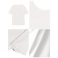 thumbnail image 3 of Adorable Cat Print Girls' T-Shirt - Soft & Comfy 95% Cotton Crew Neck Tee with Short Sleeves, Casual Summer Top for Youngsters, Pink with Gray Cat Design, Youngsters Summer Clothing | Cute Cat Design, 3 of 7