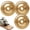 Gold, variant on 3 Pcs Wood Grinding Wheel Set, Carbon Steel Shaping Disc for Angle Grinder, Flat Curve Inclined Design for Sanding Polishing & Surface Finishing