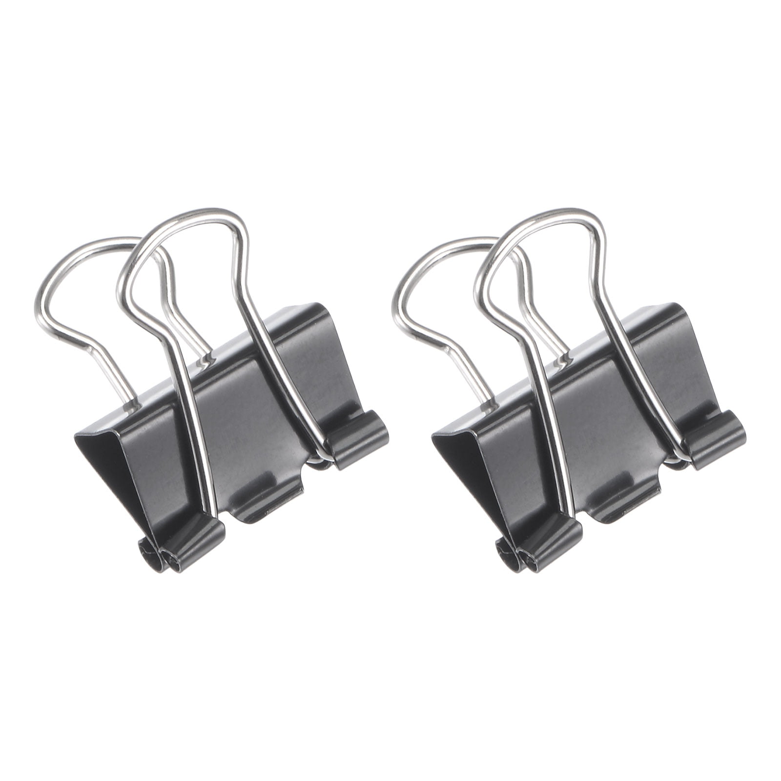 96 Pack Mini Binder Clips 3/4 Inch Small Black Paper Clamps For Office Supplies 