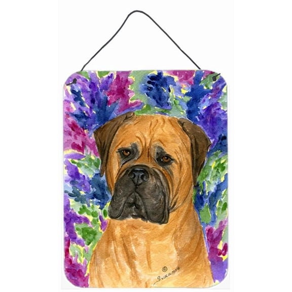 12 x 16 in. Bullmastiff Aluminum Metal Wall & Door Hanging Prints