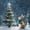 Christmas 05, variant on Manfei Winter Holiday Shower Curtain 72Wx72L,Cartoon Xmas Christmas Tree Bathroom Curtain