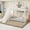White, variant on Harper & Bright Designs Twin Floor Bunk Bed with Slide, Twin Over Twin Metal Bunk Bed Frame with Ladder and Guardrail for Boys Girls, White