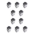 thumbnail image 1 of Qarigey Vintage Tail Rings Antique Plating Trend Ring Gift Alloy Opening Men's Index Claw-shaped Jewelry for Holiday Wear Supply Como se muestra 10piezas, 1 of 6