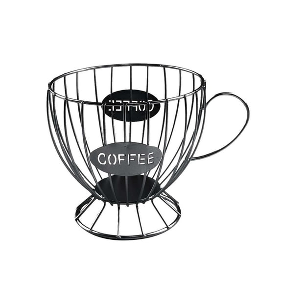 Clearance Under 5$ Dienrx Coffee Pod Carousel, Cup Holder Mug Shape Coffee Pod Holders Storage Organizer for Counter Coffee Bar