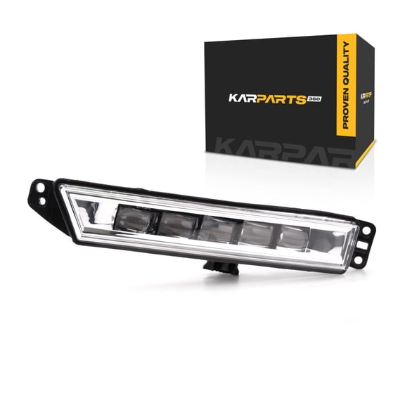 KarParts360 For Honda HR-V 2020 2021 2022 Fog Light Driver Side | Clear | LED | With Bulb | Replacement For HO2592150 | 33950-T7W-A01