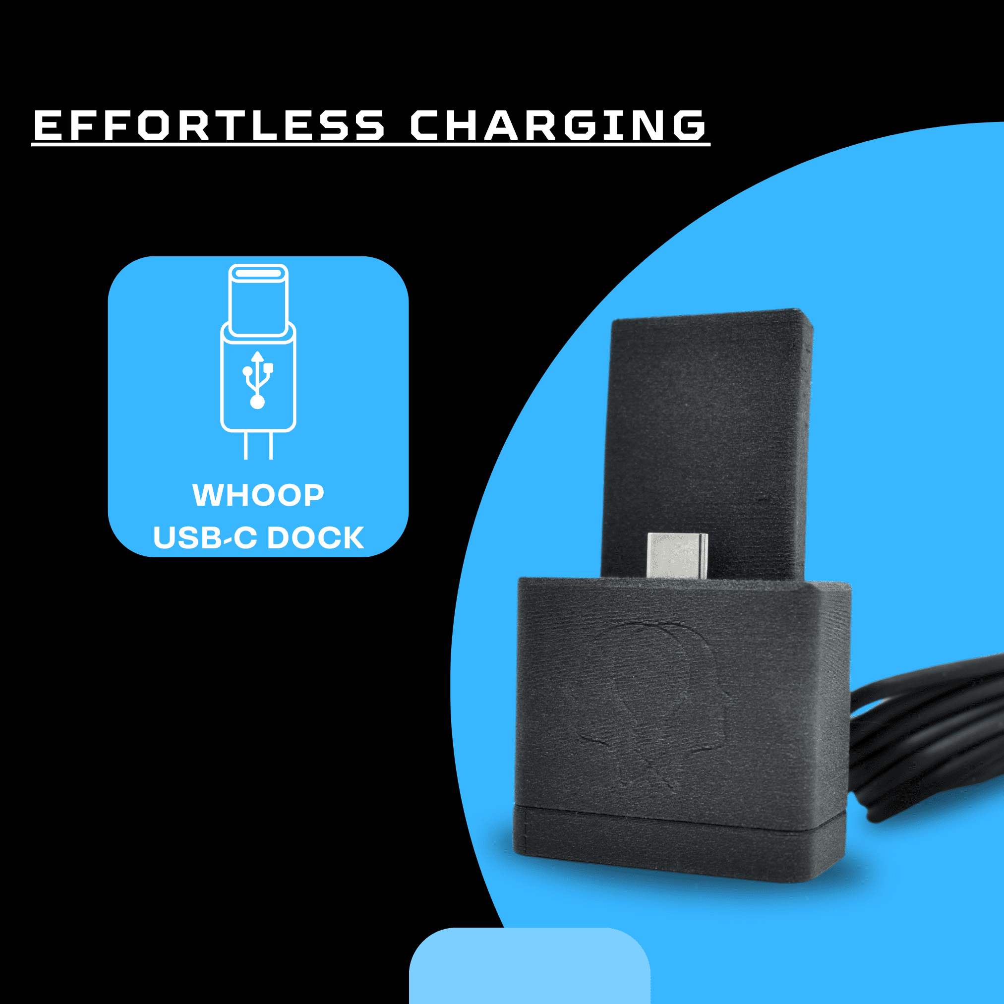 Whoop 4.0 Battery Charger Docking Station - Replacement Charger - Fitness Trackers - Strap - Band - Battery Pack USB Cable