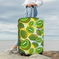 thumbnail image 7 of Hirioo Watercolor Kiwi Fruits Summer for Elasticity Suitcase Cover (No luggage Included) Durable Luggage Protector Fits 18-32 Inch Luggage-Small, 7 of 7
