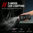 thumbnail image 5 of VacLife 150 Psi Cordless Tire Inflator Portable Compressor, Quick Inflation, Auto Shutoff, LED Light, Accs, Red, 5 of 9