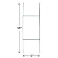 thumbnail image 2 of Heavy Duty Metal Wire Yard Stakes for Yard Sign, 10 x 30in H Frame, 25 Pack, 2 of 6