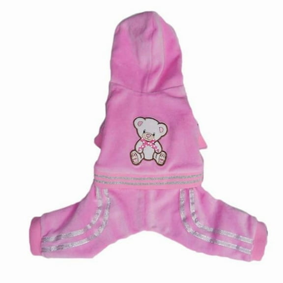 Pooch Outfitters PTPP-L Teddy Jumper, Pink - Large