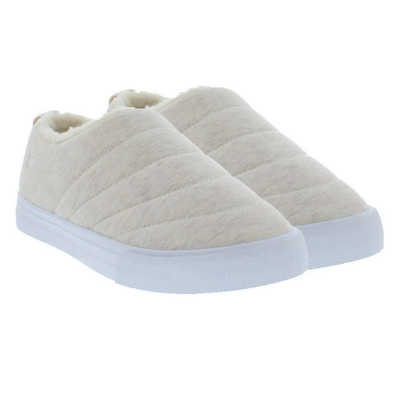 Hurley Women's Arlo Puff Lined Indoor Outdoor Shoes, Natural White, US Size 6