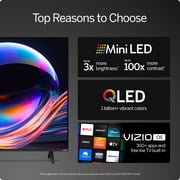 VIZIO 50 in Mini LED Quantum 4K QLED HDR Smart TV, VQM50C-10