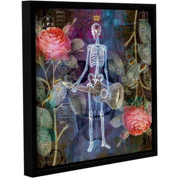 ArtWall Greg Simanson "Pats Mix 13 IV" Gallery-Wrapped Floater-Framed Canvas