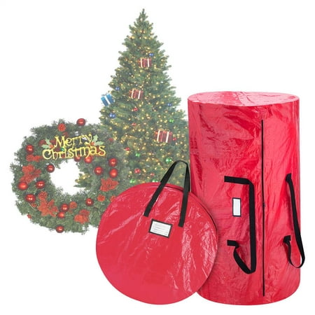 2 pc christmas tree storage and wreath bag set walmart com 2 pc christmas tree storage and wreath bag set walmart com