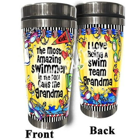 

Suzy Toronto Swim Team Family Stainless Steel Tumbler - Swim Team_GRANDMA / 2