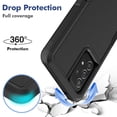 thumbnail image 3 of Defender Case for Samsung Galaxy A52 4G/5G Heavy Duty 1 in 1 Design Rugged Full Body Dustproof Shockproof Bumper Non-Slip Protective Cover,Black,For Galaxy A52 4G/5G, 3 of 10